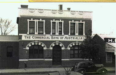 Photograph, Commercial Bank of Australia Main Street Bacchus Marsh