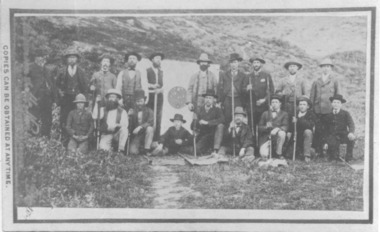 Photograph, Bacchus Marsh Rifle Club members 1883