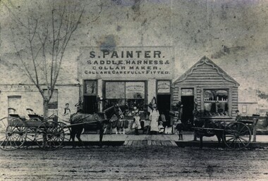 Photograph, Samuel Painter Saddler Shop