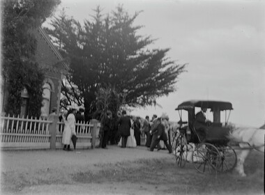 Photograph, Dickie-Prosser Wedding party 1898 Bacchus Marsh