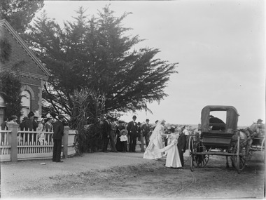 Photograph, Dickie-Prosser Wedding party 1898 Bacchus Marsh