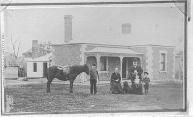 Photograph, Rutherford family Bacchus Marsh district 1883