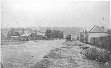 Photograph, Main Street Bacchus Marsh looking West, circa 1870