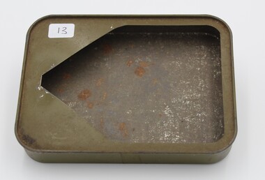 Container - WW2 Ration Tin, Emergency WW2 Ration tin with lid
