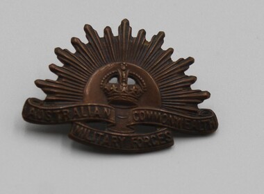 Uniform - Rising Sun badge, Four of five (5) Rising Sun badges WW1