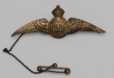 Badge - RAAF Badge, Small RAAF Badge with pin and chain