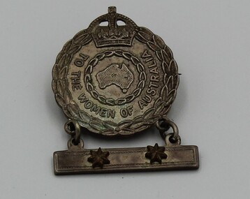 Badge - Female Relatives badge, 1942 Female Relatives badge