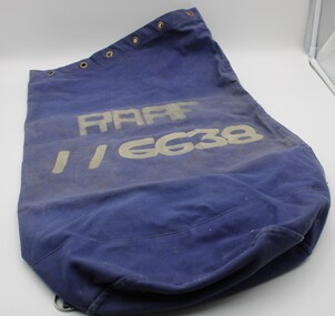 Equipment - Kit bag, Blue canvas kit bag