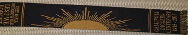 Memorabilia - Diggers Commemorative Scarf, Souvenier scarf to commemerate the 100th anniversary of Gallipoli Landings 2015