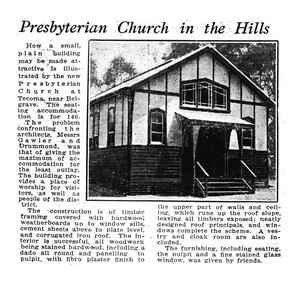 Opening of Building, Newspaper Article