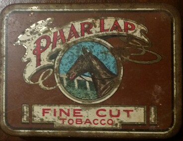 Container - Tobacco tin, Phar Lap Fine Cut Tobacco