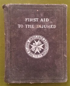 Book, First Aid to the Injured