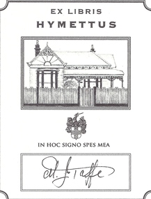Work on paper - Bookplate, Hymettus Bookplate, 1995