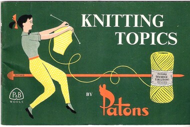 Booklet, Knitting Topics by Patons