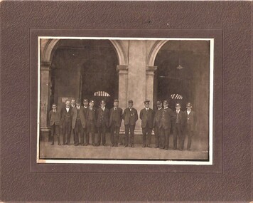 Photograph, Ballarat West Railway Station staff