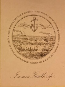 Work on paper - Bookplate, Captain James Fawthrop Bookplate