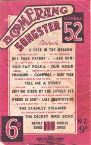 Booklet, Boomerang Songster
