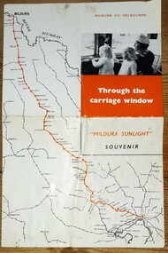 Work on paper - pamphlet, Mildura Sunlight Souvenir