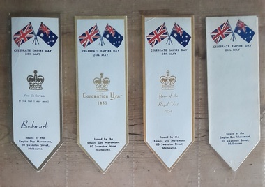Work on paper - Bookmarks, Empire Day bookmarks
