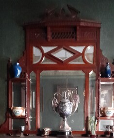 Furniture - Overmantle, Edwardian Overmantle
