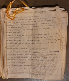 Work on paper - Memoir, Nathan Spielvogel Memoir