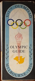 Work on paper - Folder, Olympic Guide Melbourne 1956