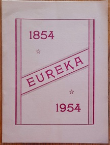 Booklet - Souvenir Booklet, Eureka Official Souvenir