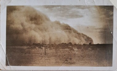 Photograph - Dust storm, Dust storm in Malley