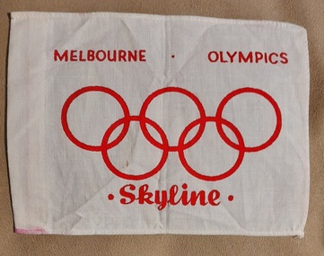 Textile - Souvenir, Melbourne Olympics Skyline