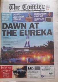 Work on paper - The Courier, Dawn at Eureka