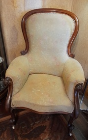 Furniture - chair, Victorian grandfather chair