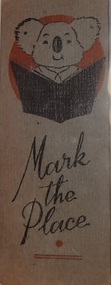 Work on paper - Bookmark, Mark The Place