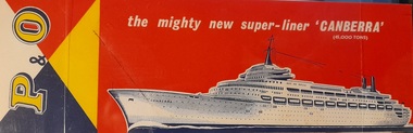 Work on paper - Bookmark, P&O Canberra