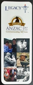 Functional object - Bookmark, Legacy Anzac Centenary
