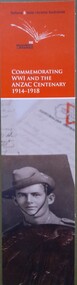 Work on paper - Bookmark, ANZAC Centenary 1914-1918