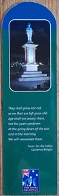 Work on paper - Bookmark, War Memorials