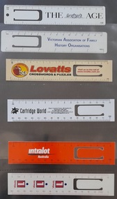 Functional object - Bookmarks, Group of six bookmarks