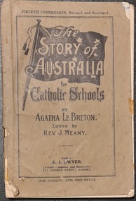 Work on paper - Book, The Story of Australia for Catholic Schools