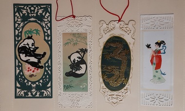 Work on paper - Bookmarks, Four Chinese Bookmarks