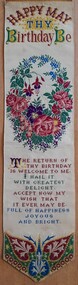 Functional object - bookmark, Happy May Thy Birthday Be