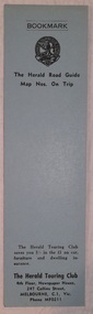 Work on paper - Bookmark, The Herald Road Guide Bookmark