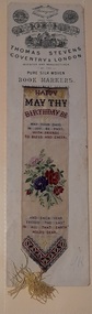 Functional object - Bookmark, Thomas Stevens Coventry & London Woven Silk Book Markers