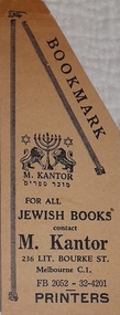 Work on paper - Bookmark, Bookmarker