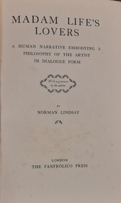 Work on paper - Book, Madam Life's Lovers