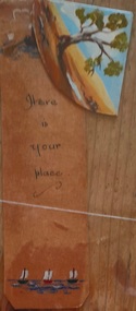 Work on paper - Bookmark, Here is your place