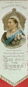 Work on paper - Bookmark, Diamond Jubilee Souvenir