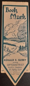 Work on paper - Bookmark, Bookmark Ronald E. Gubby
