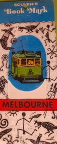 Functional object - Bookmark, Souvenir Bookmark Melbourne