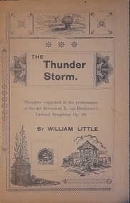 Work on paper - Booklet, The Thunderstorm