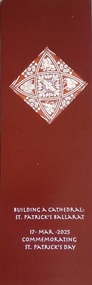 Work on paper - Bookmark, Building a Cathedral